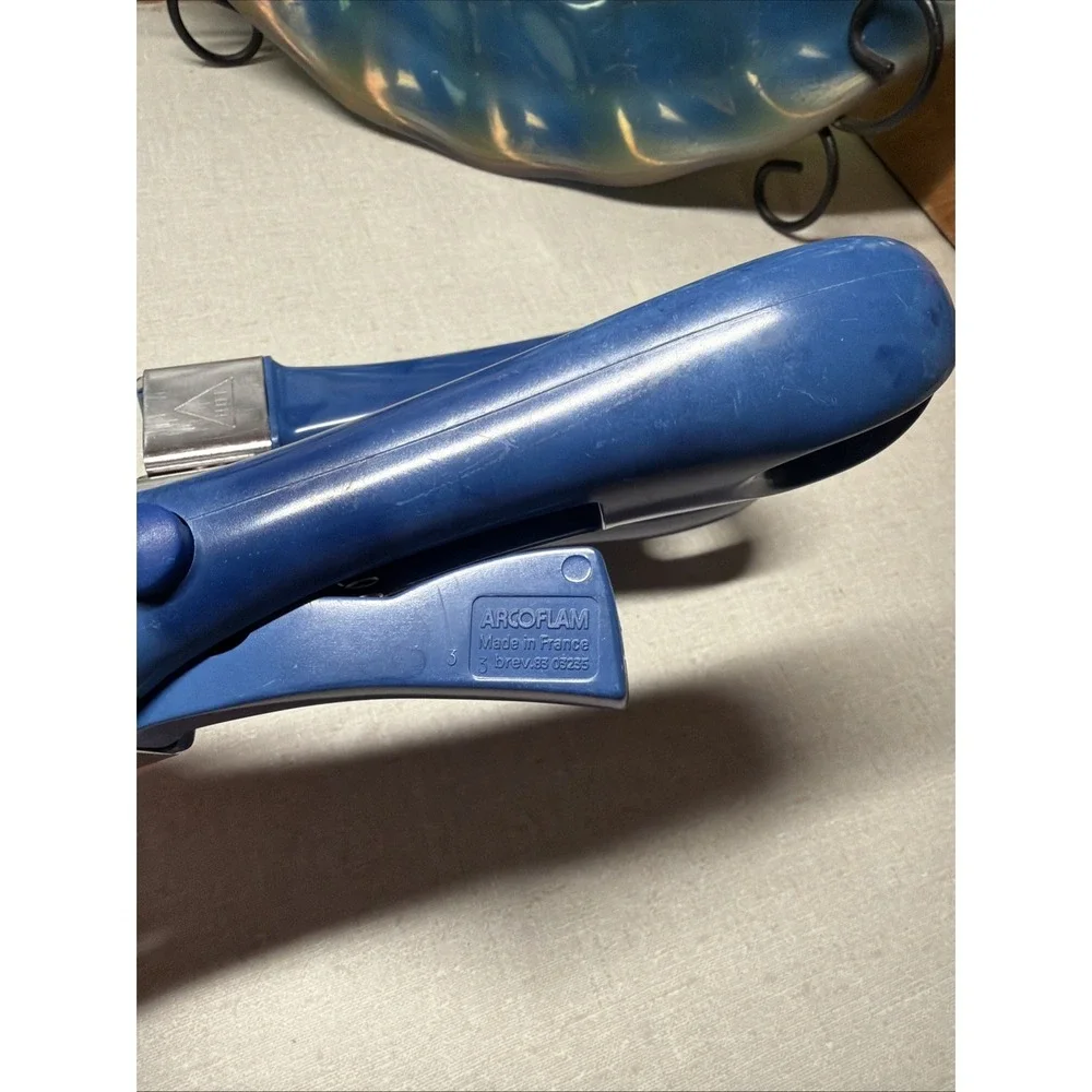 Set of 3 Arcoflam Princess House Nouveau Cookware Detachable Blue  Handles Only
